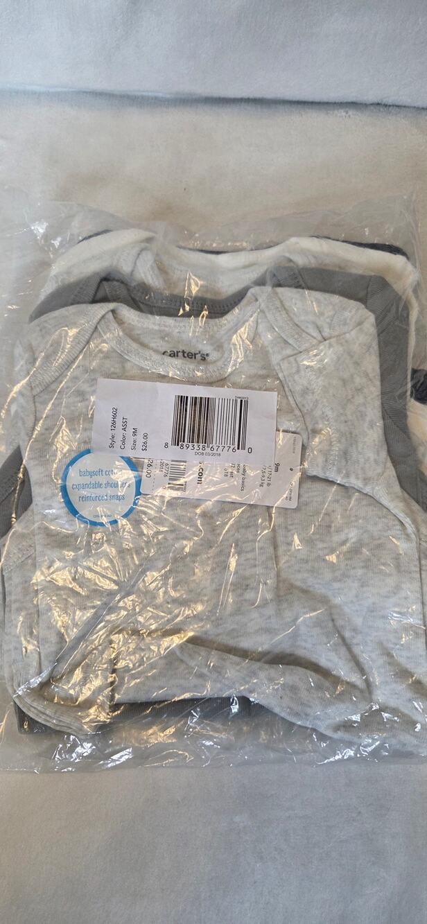 Carter's 9 Month Bodysuits Lot of 5